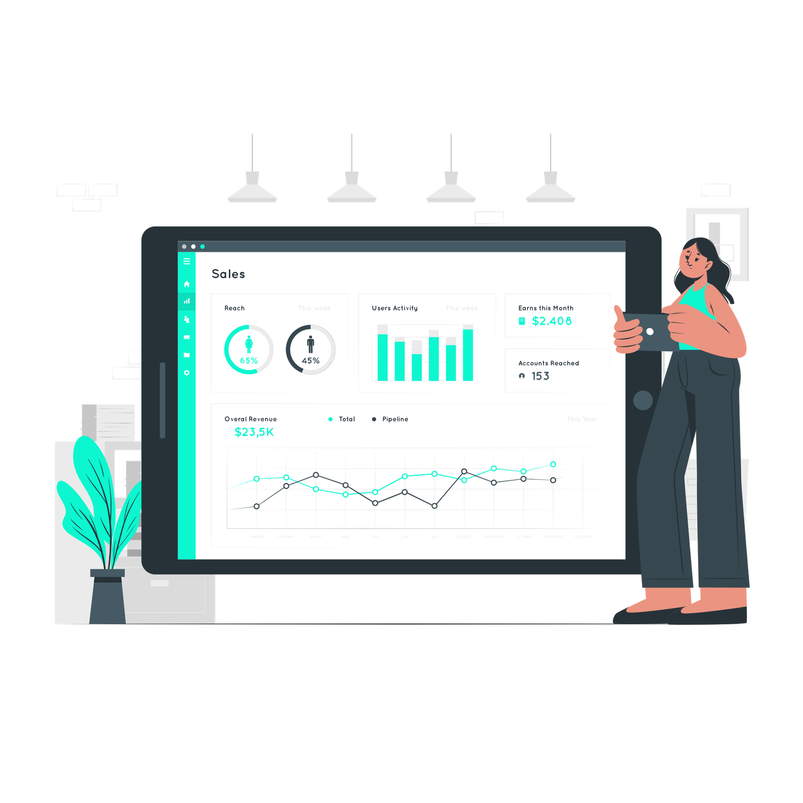 HSN Sales Database of Any Company