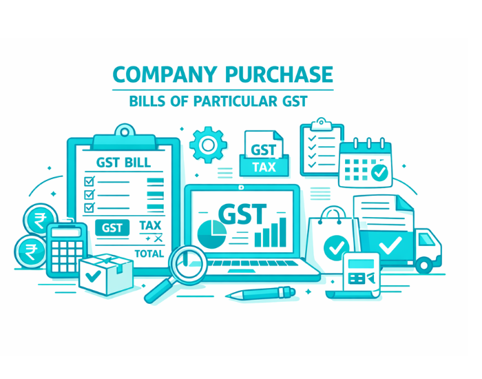 Company Purchase Bills of Particular Gst