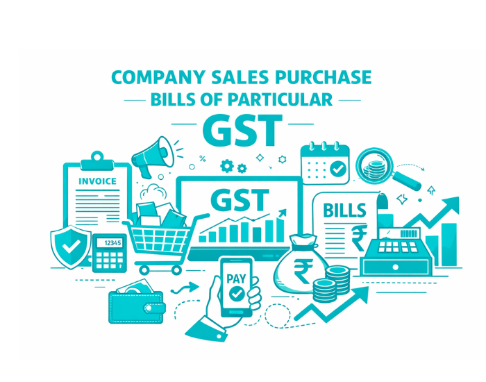 Company Sales Purchase Bills of Particular Gst