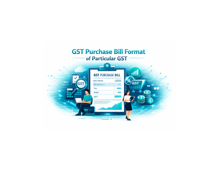 Gst Purchase Bill Format Of Particular Gst