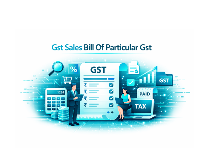 Gst Sales Bill Of Particular Gst