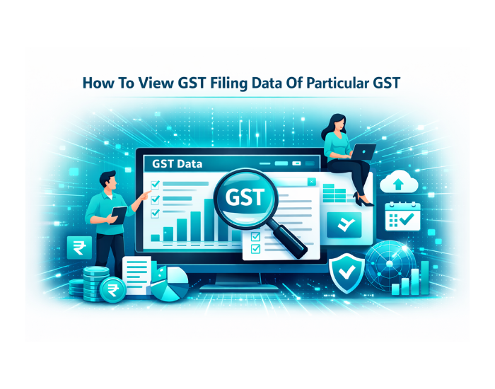 How To View Gst Filing Data Of Particular Gst
