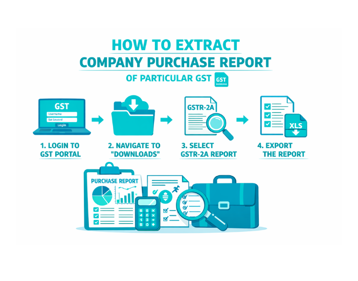 How to Extract Company Purchase Report of Particular Gst