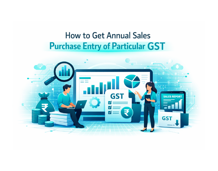 How to Get Annual Sales Purchase Entry of Particular Gst