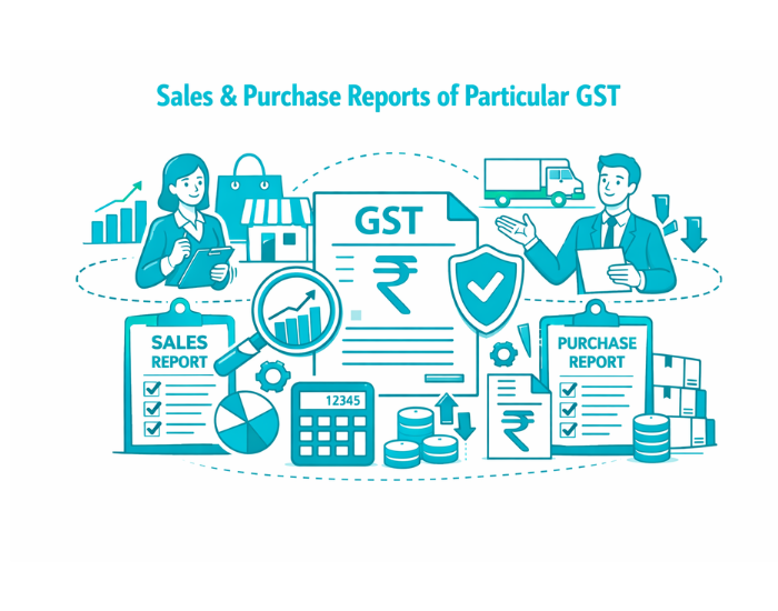 Sales Purchase Reports of Particular Gst