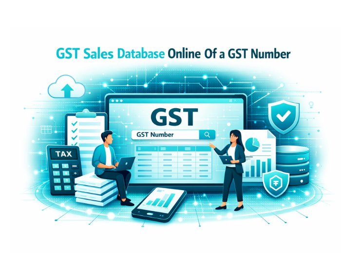 Gst Sales Database Online Of a Gst Number