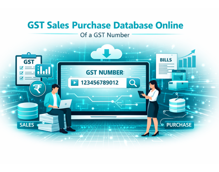 Gst Sales Purchase Database Online Of a Gst Number