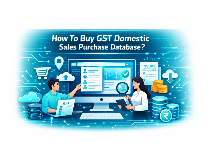How To Buy GST Domestic Sales Purchase Database?