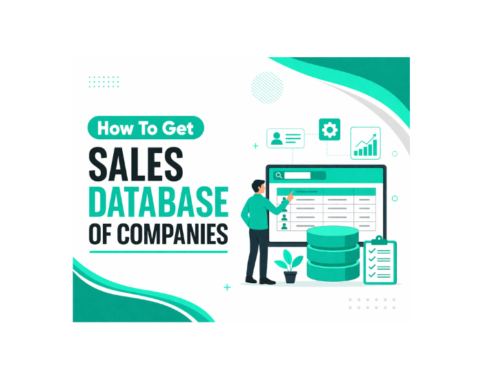 How To Get Sales Database Of Companies