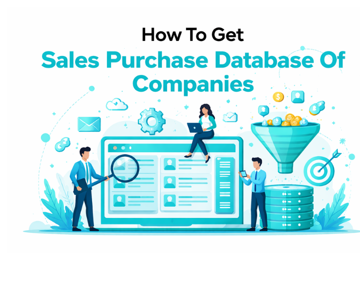 How To Get Sales Purchase Database Of Companies