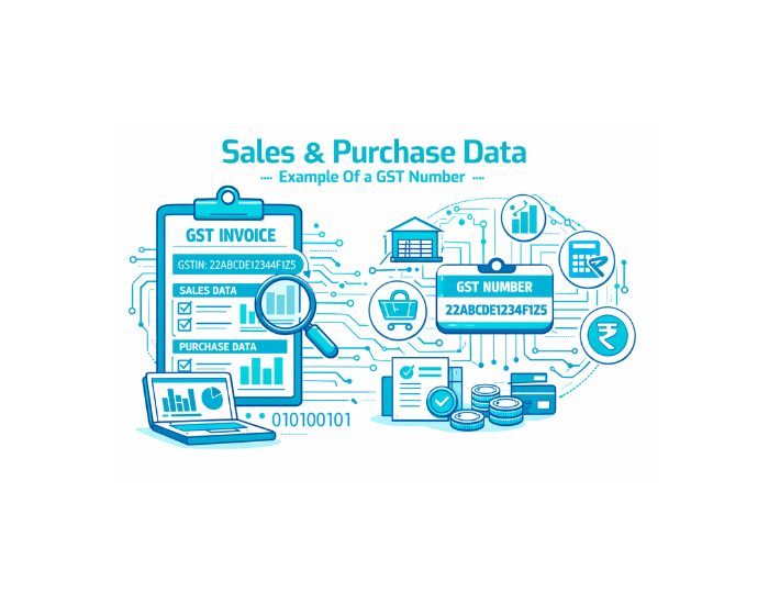 Sales Purchase Data Example Of a Gst Number