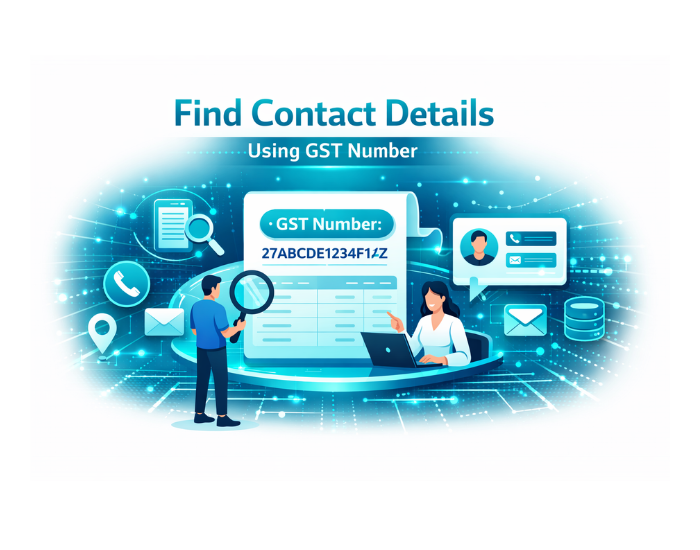 Find Contact Details Using GST Number