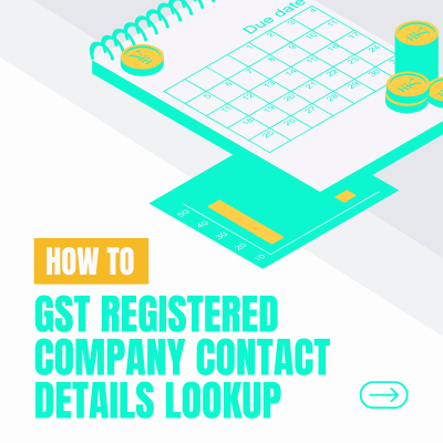 GST Registered Company Contact Details Lookup