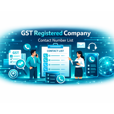 GST Registered Company Contact Number List