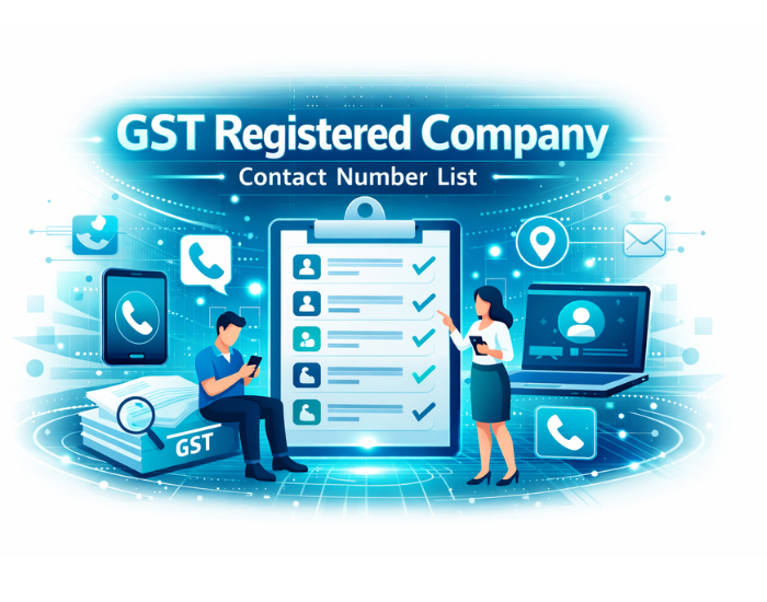 GST Registered Company Contact Number List